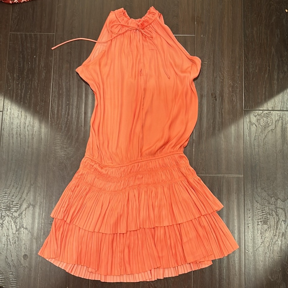 Current air dress. Dark peach size medium.